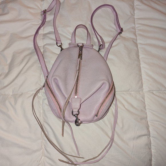 Rebecca Minkoff Pink leather backpack - Picture 7 of 13